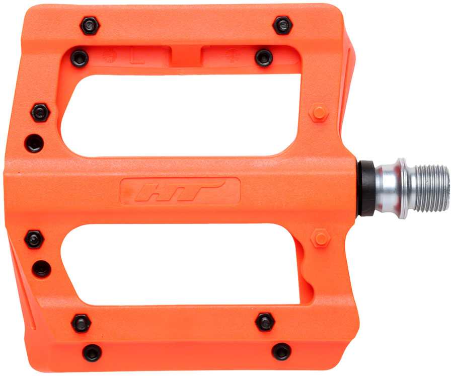 HT Components PA12A Pedals - Platform Composite 9/16" Orange