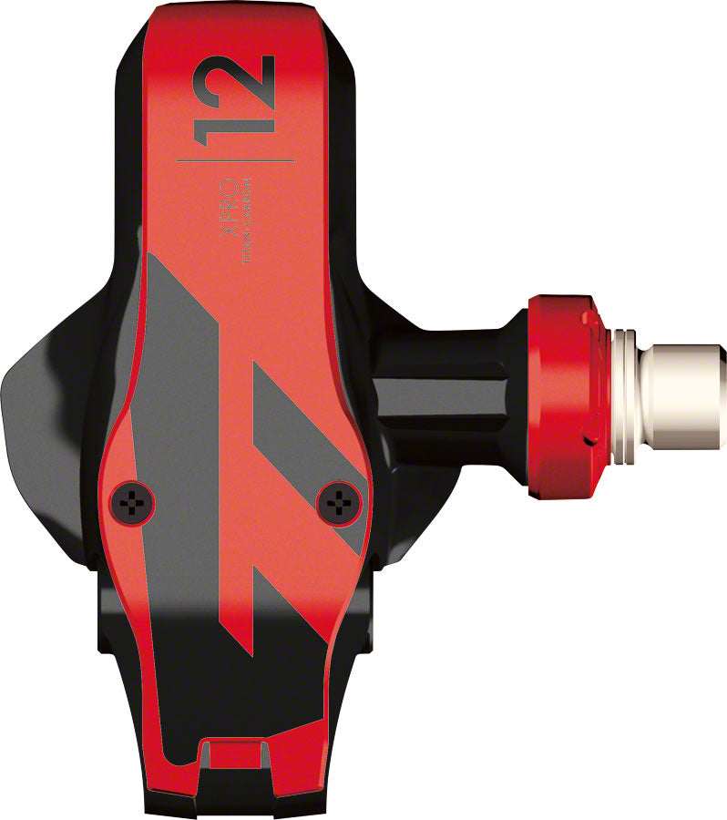 Time XPRO 12 Pedals - Single Sided Clipless , Carbon, 9/16", Red/Black