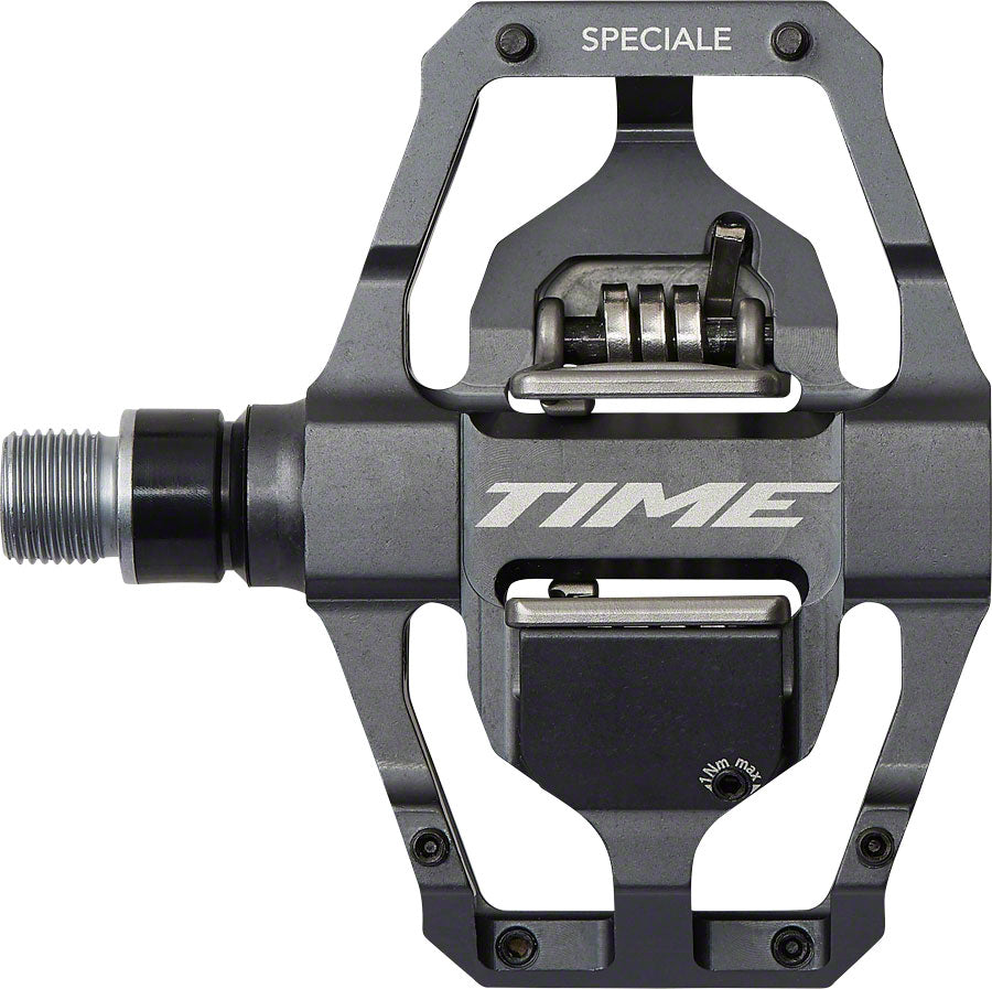 Time SPECIALE 12 Pedals - Dual Sided Clipless with Platform, Aluminum, 9/16", Gray