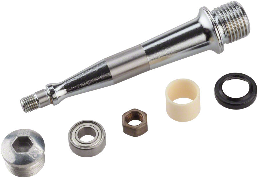 iSSi Bushing and Bearing Spindle Rebuild Kit: Standard Length (52.5mm), Silver