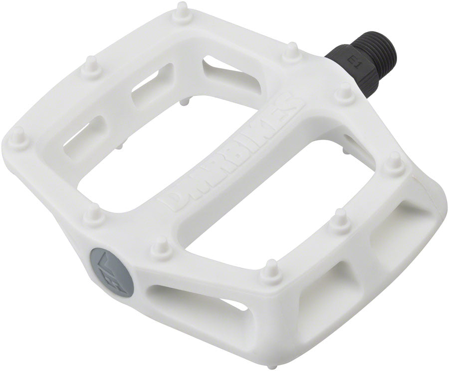 DMR V6 Pedals - Platform, Plastic, 9/16", White