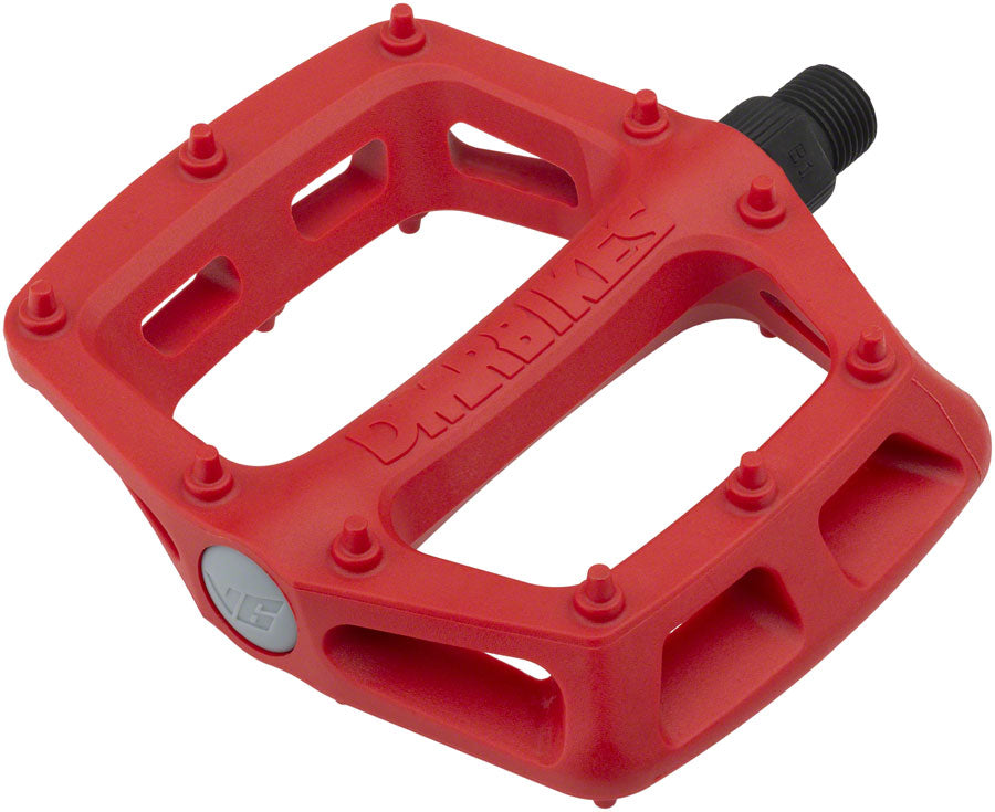 DMR V6 Pedals - Platform, Plastic, 9/16", Red