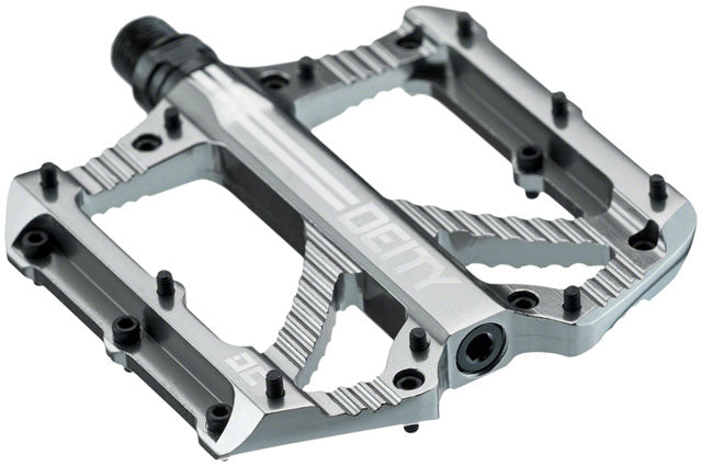 DEITY Bladerunner Pedals - Platform, Aluminum, 9/16", Platinum