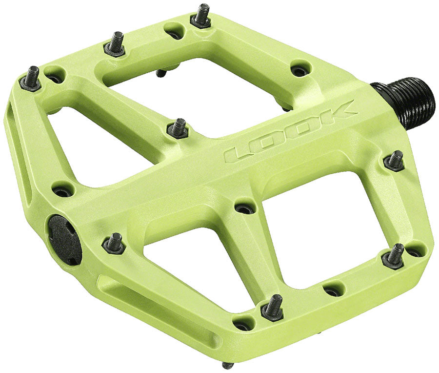 LOOK Trail Fusion Pedals - Platform, 9/16", Lime