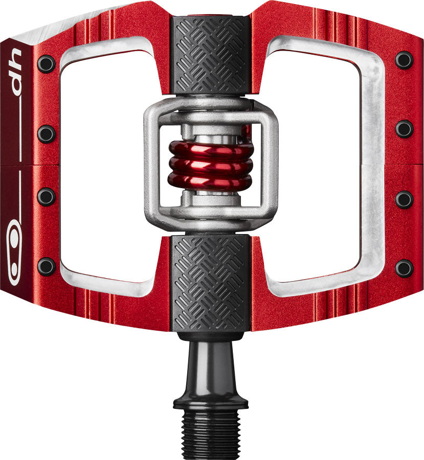 Crank Brothers Mallet DH Pedals - Dual Sided Clipless with Platform, Aluminum, 9/16", Red