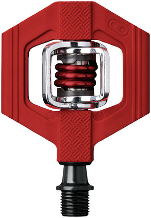 Crank Brothers Candy 1 Pedals - Dual Sided Clipless with Platform, Composite, 9/16", Red