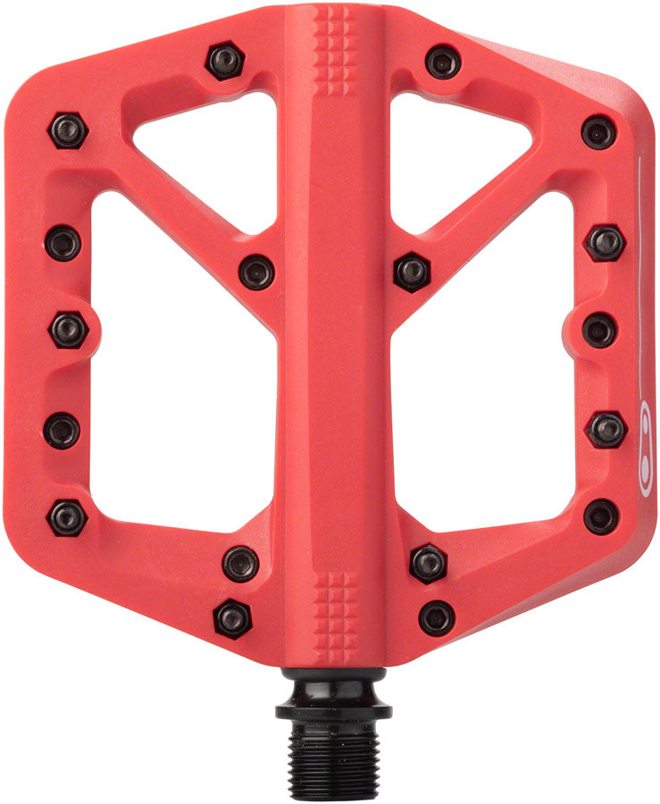 Crank Brothers Stamp 1 Pedals - Platform, Composite, 9/16", Red, Small