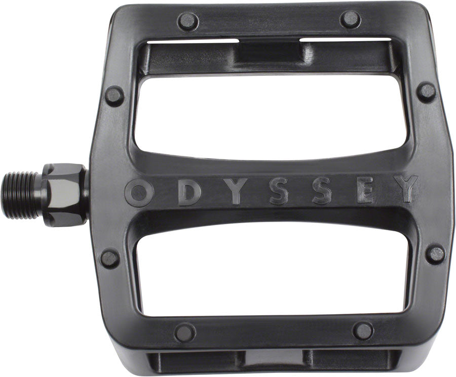 Odyssey Grandstand V2 PC Pedals - Platform, Composite/Plastic, 9/16", Black