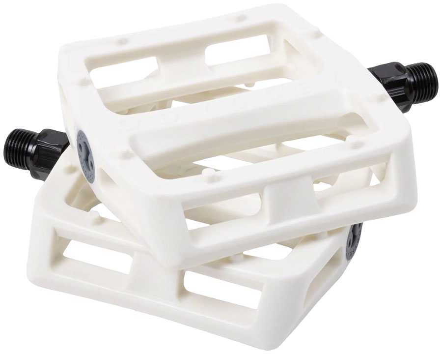 Odyssey Grandstand V2 PC Pedals - Platform, Composite/Plastic, 9/16", White
