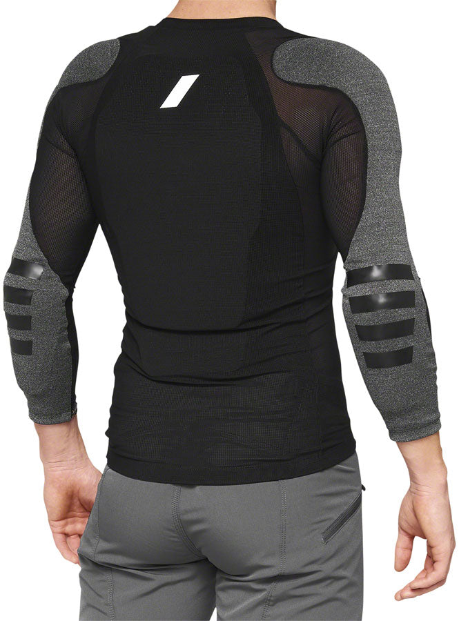 100% Tarka Long Sleeve Body Armor - Black, Small