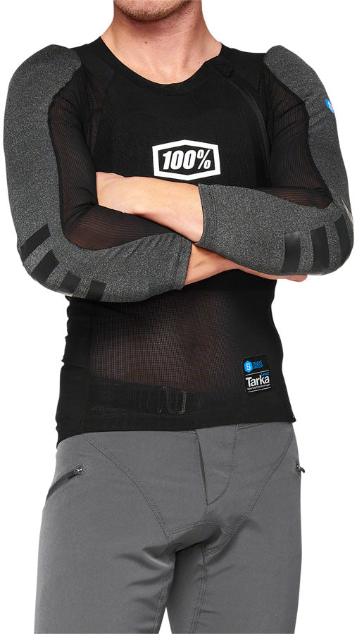 100% Tarka Long Sleeve Body Armor - Black, 2X-Large