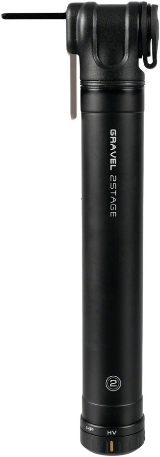 Topeak Gravel Mini Pump - 2Stage, 90psi, Black