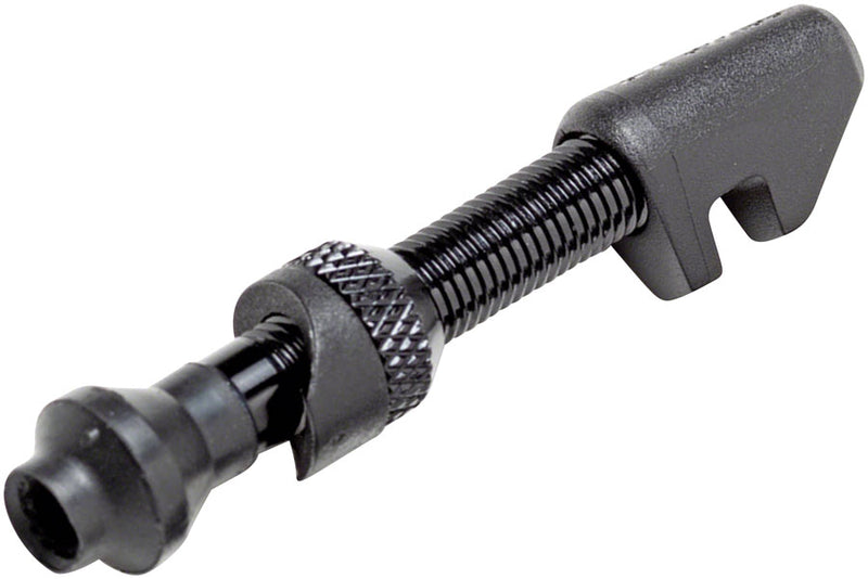 DT Swiss Aluminum Tubeless Valve - MTB Road 18-25mm Cylindrical Rim BLK Single