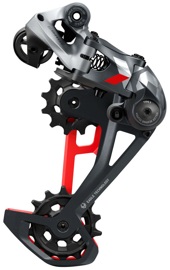 SRAM X01 Eagle Rear Derailleur - 12-Speed, Long Cage, 52t Max, Red