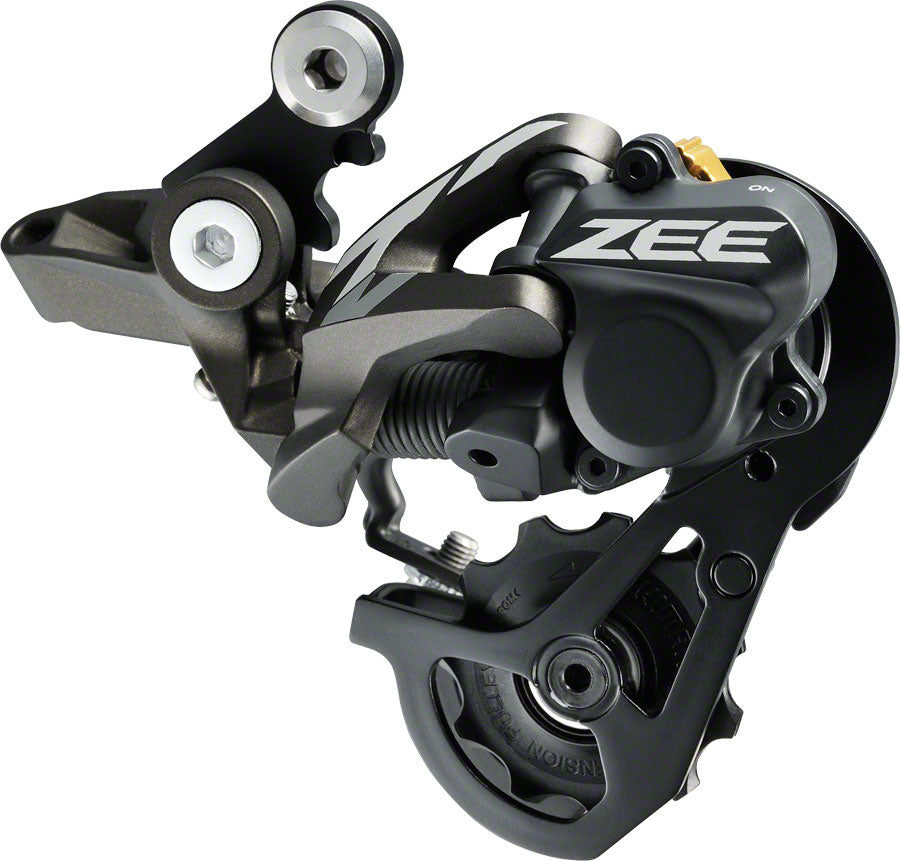 Shimano ZEE RD-M640-SS Rear Derailleur - 10 Speed Short Cage Gray With Clutch Wide Ratio Freeride