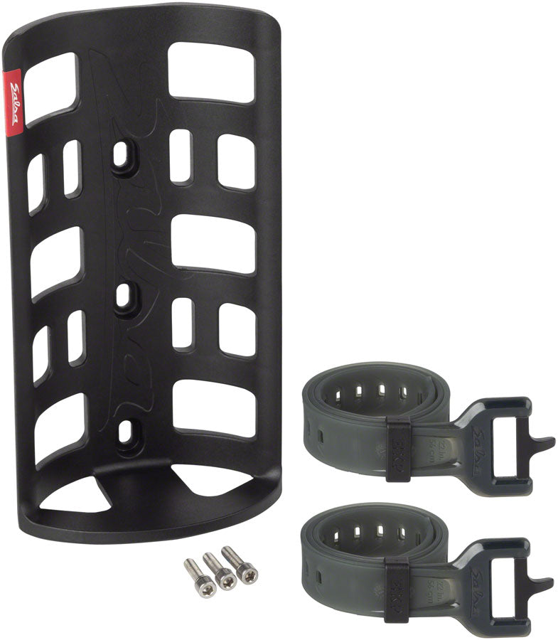 Salsa EXP Series Anything Cage HD with EXP Rubber Straps Black