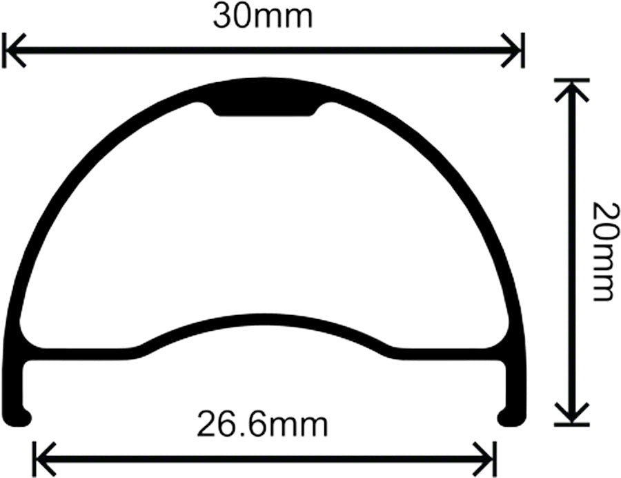 Velocity Blunt SS Rim - 29", Disc, Black, 32H