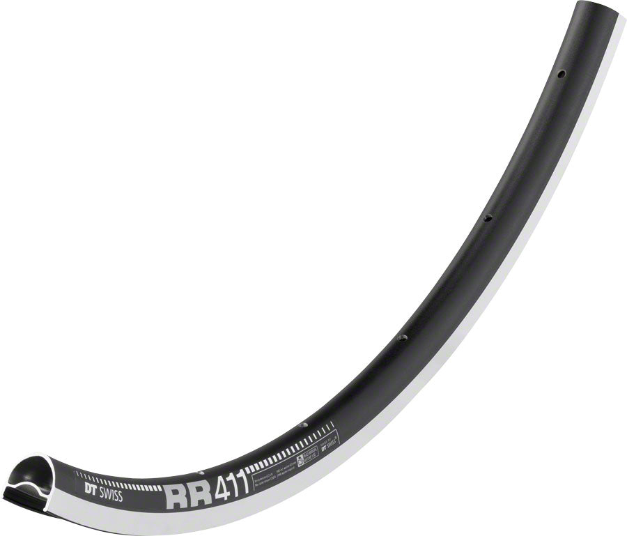 DT Swiss RR 411 Rim - 700, Rim, Black, 28H