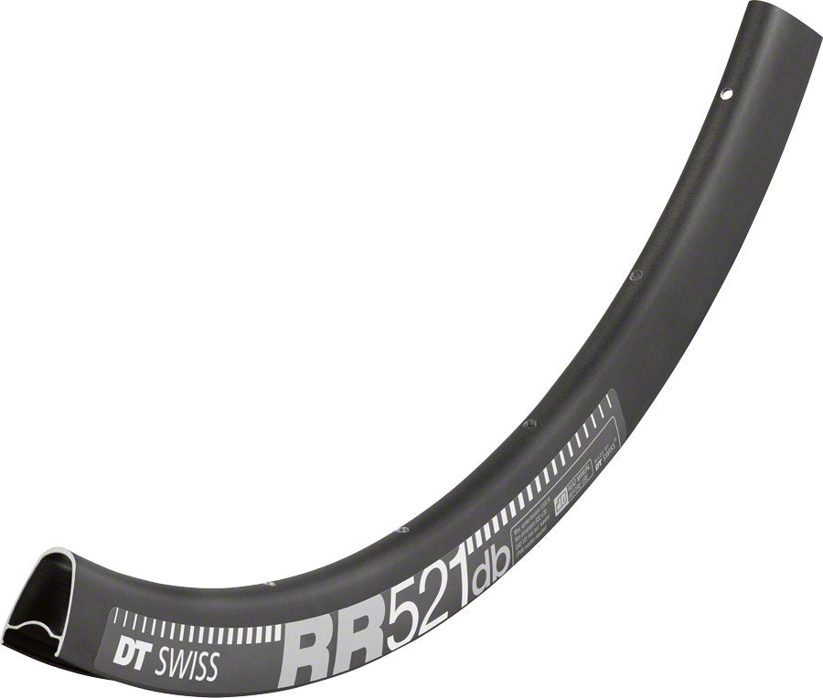 DT Swiss RR 521 Rim - 700, Disc, Black, 32H