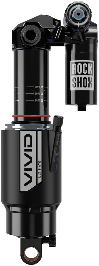 RockShox Vivid Ultimate RC2T Rear Shock - 205 x 65 mm, Vivid Air, 1 Token, Reb25/Comp37, L/O2, Trun/Std, 8x43.69, C1, Yeti SB160E 2022+