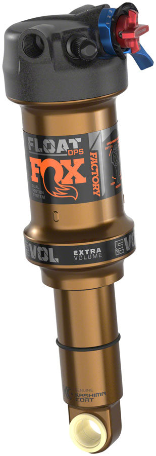 FOX FLOAT DPS Factory Rear Shock - Trunnion Metric, 165 x 42.5 mm, EVOL SV, 3-Position Lever, Kashima Coat