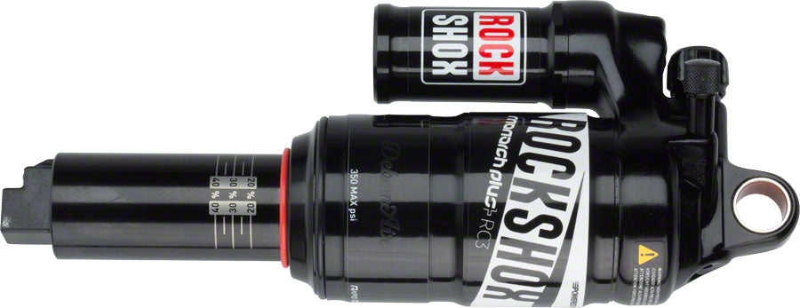 RockShox Monarch Plus RC3 Rear Shock - DebonAir, 8.50x2.25" (216x57mm), Fits 2013-2019 SBC Enduro 27.5"/29", Black, B3