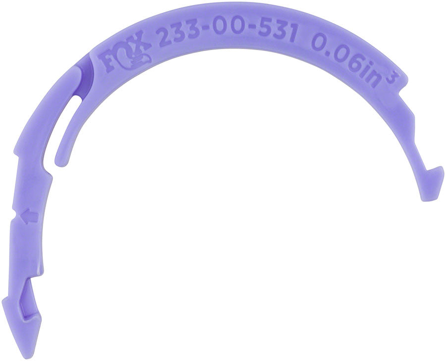 FOX Volume Spacers - Nude 5 T/TR 2022, XV Chamber, .06in, Purple, Each