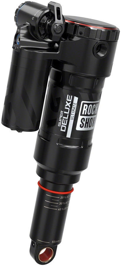 RockShox Super Deluxe Ultimate RC2T Rear Shock - 205 x 60mm, LinearAir, 2 Tokens, Reb/Low Comp, 320lb L/O Force, Trunnion / Std, C1