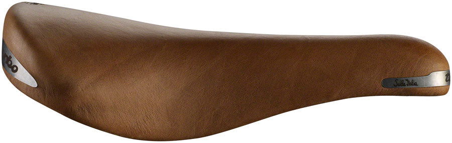 Selle Italia Turbo Racer Saddle - Fec Alloy, Brown, L1