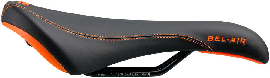 SDG Bel-Air RL Saddle - Steel, Black/Orange