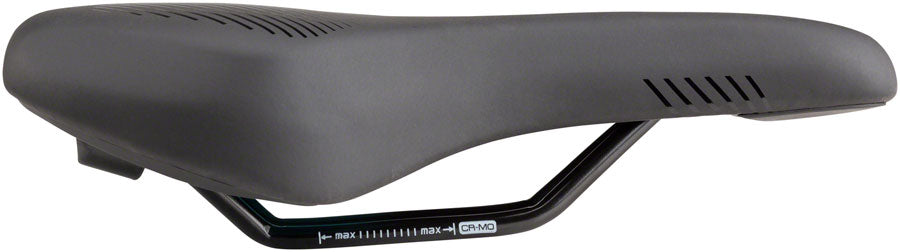 MSW SDL-164 Spin Fitness Saddle - Chromoly, Black