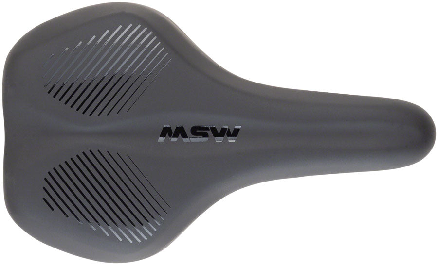 MSW SDL-164 Spin Fitness Saddle - Chromoly, Black