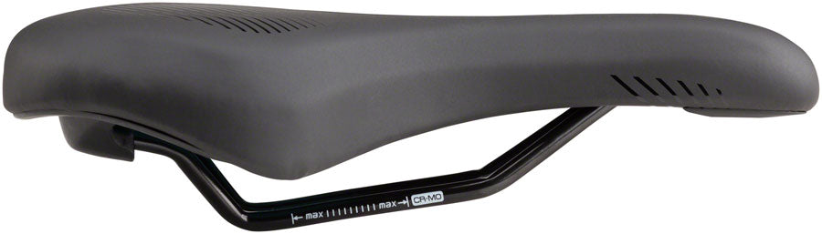 MSW SDL-173 Spin Fitness Saddle - Chromoly, Black