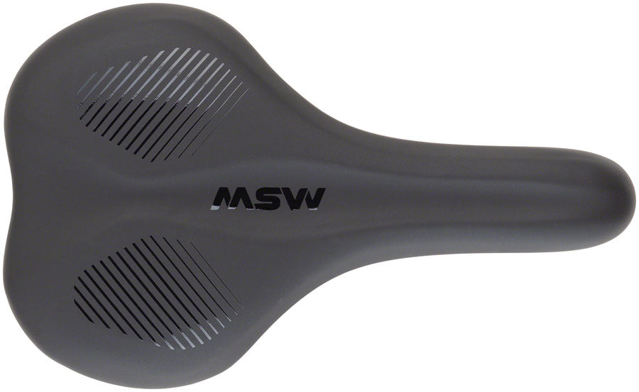 MSW SDL-173 Spin Fitness Saddle - Chromoly, Black