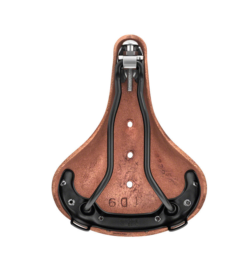 Brooks B17 Short Saddle - Steel, Antique Brown