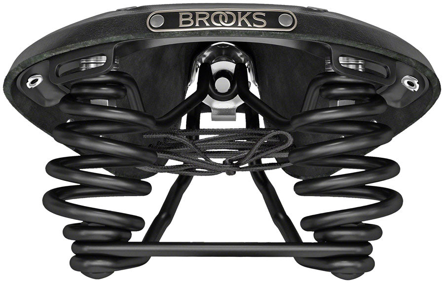 Brooks Flyer Saddle - Steel, Carved Black