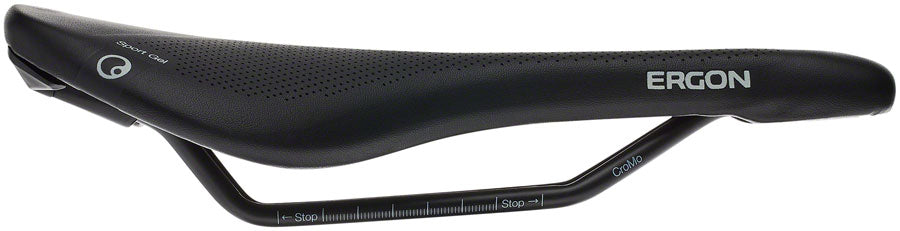 Ergon SR Sport Gel Saddle and Tape - Chromoly, Black, Women's, Medium/Large