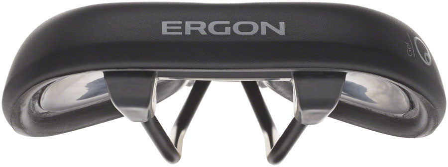 Ergon ST Gel Saddle - Chromoly, Balck, Men's, Small/Medium