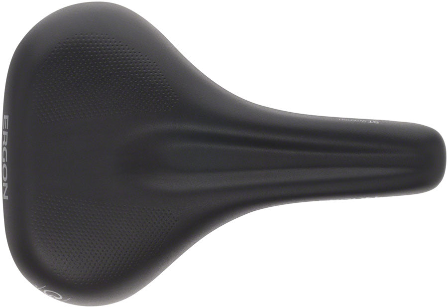 Ergon ST Gel Saddle - Chromoly, Black, Women's, Small/Medium