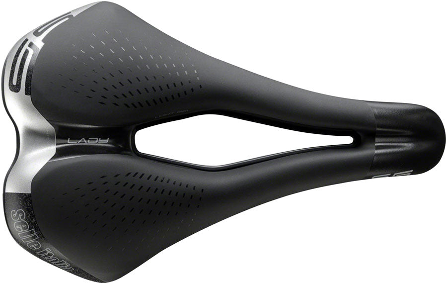 Selle Italia S 5 Lady Superflow Saddle - Fec Alloy, Black, L3, Women's