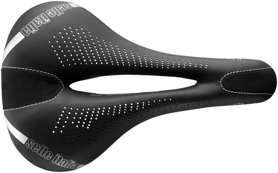 Selle Italia Lady Gel Saddle - Manganese, Black, L2, Women's