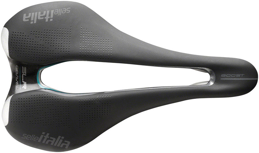 Selle Italia SLR Boost Gravel Superflow Saddle - Titanium, Black, L3