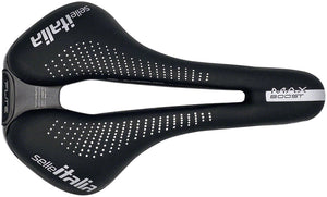 Selle Italia Max Flite Boost Gel Superflow Saddle - Titanium, Black, L3