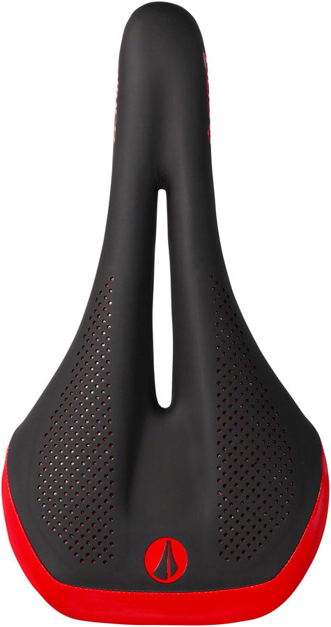 SDG Allure V2 Saddle - Lux-Alloy, Black/Red