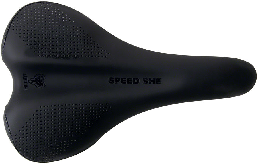 WTB Speed She Saddle - Steel, Black, Women's, 150 mm, Wide