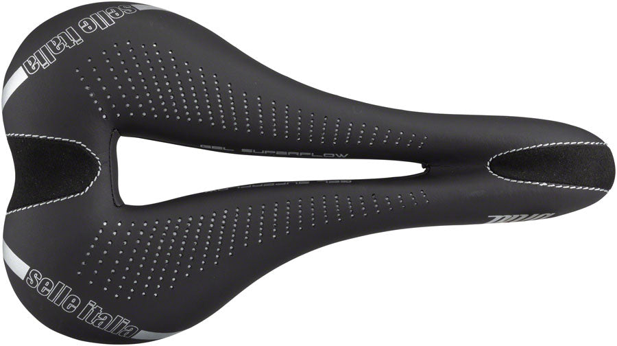 Selle Italia Diva Gel Superflow Saddle - Titanium, Black, Women's, L3