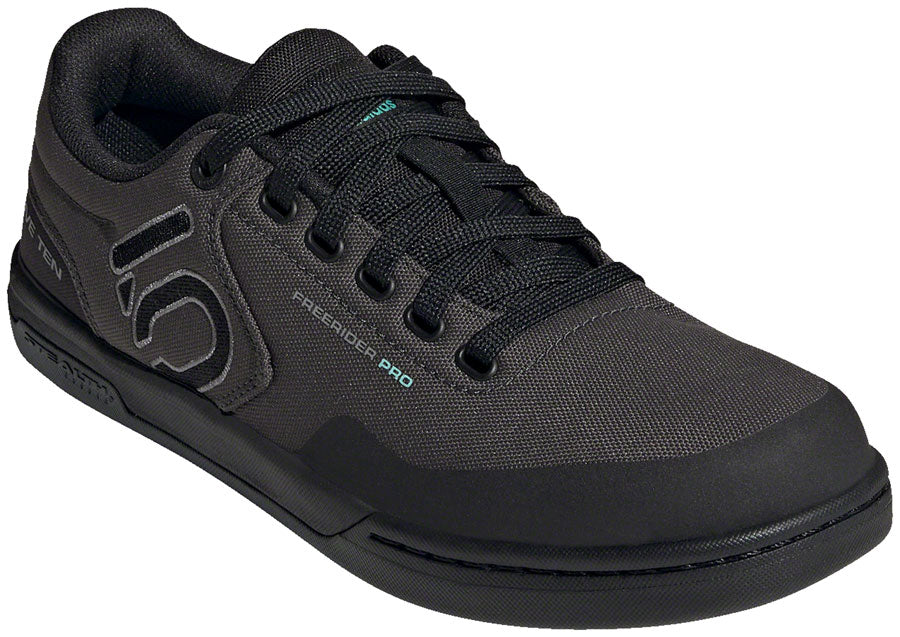Five Ten Freerider Pro Canvas Flat Shoes - Men's, DGH Solid Gray/Core Black/Gray Three, 10