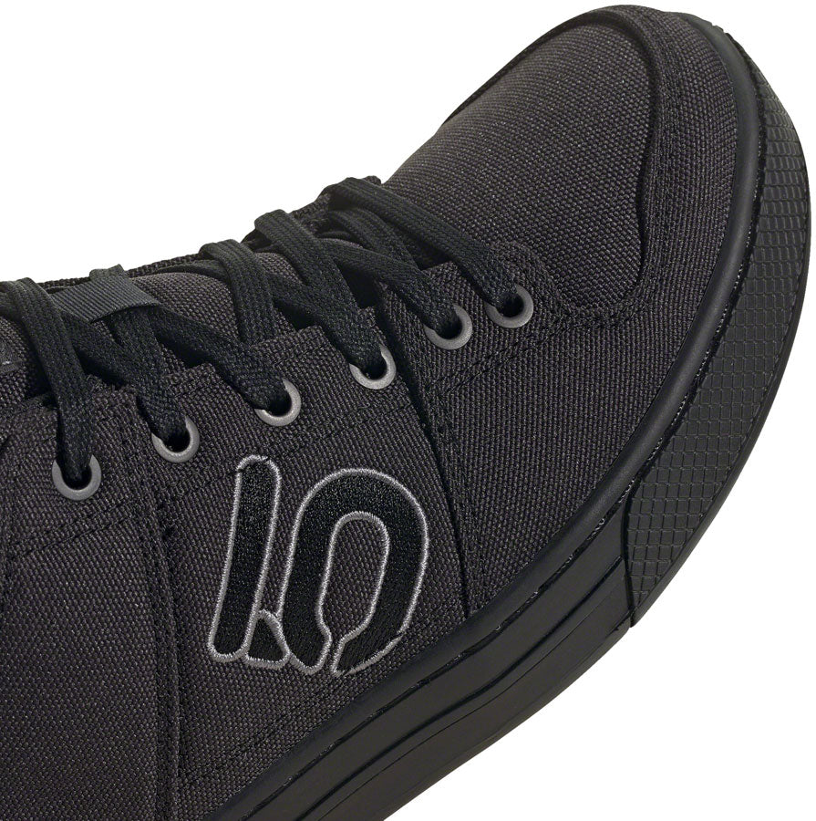 Five Ten Freerider Canvas Flat Shoes - Men's, Core Black/DGH Solid Gray/Gray Five, 6.5