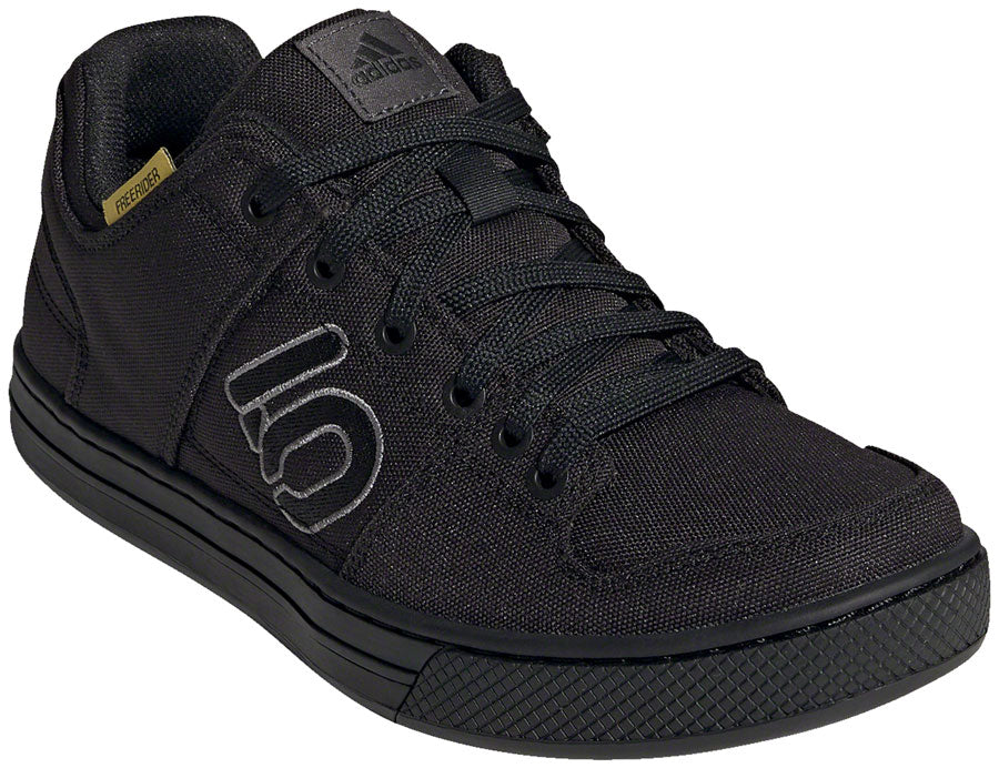 Five Ten Freerider Canvas Flat Shoes - Men's, Core Black/DGH Solid Gray/Gray Five, 6.5