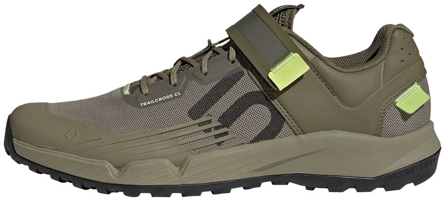 Five Ten Trailcross Mountain Clipless Shoes - Mens Orbit Green/Carbon/Pulse Lime 11.5